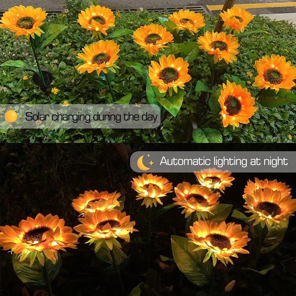 Outdoor Solar Flowers