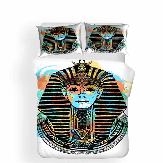 Egyptian Culture Bedding Set