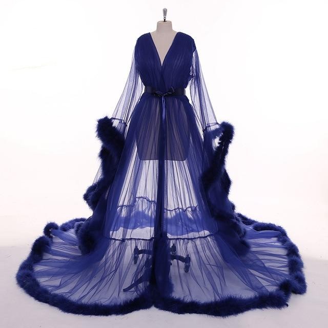 Tulle Evening Robe (Multi-Colors)