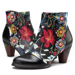 Johnature Ankle Bootie